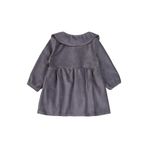 Civil Baby Düğme Detaylı Bebek Elbise, 18-24 AY, 26395514625W1-KYG-86, Koyu Gri, Bebek-Kızlar