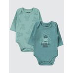 Civil Baby Erkek Bebek 2'li Çıtçıtlı Badi 3-18 Ay Petrol 14D17850824W1|2