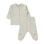 Civil Baby Erkek Bebek Pijama Takımı 1-6 Ay Taş Rengi