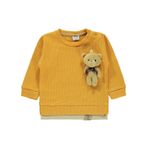 Civil Baby Erkek Bebek Sweatshirt 6-18 Ay Hardal-9-12 Ay