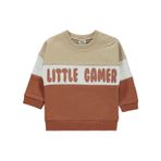 Civil Baby Erkek Bebek Sweatshirt 6-18 Ay Sütlü Kahve-9-12 Ay