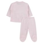 Civil Baby Fırfır Tüllü 1-9 Ay Pijama Takımı - Pembe 1-3 Ay