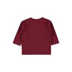 Civil Baby Fiyonk Baskılı Sweatshirt Bordo, 6-9 AY, 19958CL4925W1-KBR-68, Koyu Bordo, kız-bebek