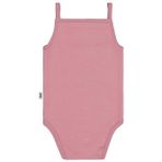 Civil Baby İp Askılı Dantelli Kız Çıtçıtlı Badi - Pembe12-18 Ay