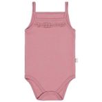 Civil Baby İp Askılı Dantelli Kız Çıtçıtlı Badi - Pembe18-24 Ay