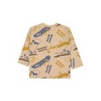 Civil Baby Kaykay Baskılı Sweatshirt Bej, 12-18 AY, 19958CV7525W1-TAS-80, Taş, erkek-bebek