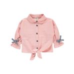 Civil Baby Kız Bebek Gömlek 6-18 Ay Somon