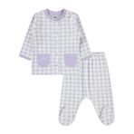 Civil Baby Kız Bebek Pijama Takımı 1-6 Ay Lila 22330H03024S1-1|1