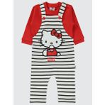Civil Baby Kız Bebek Salopet 6-18 Ay Siyah