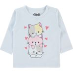 Civil Baby Kız Bebek Sweatshirt 6-18 Ay Beyaz - 12 - 18 Ay