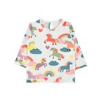Civil Baby Kız Bebek Sweatshirt 6-18 Ay Beyaz
