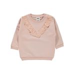 Civil Baby Kız Bebek Sweatshirt 6-18 Ay Pudra-18-24 Ay