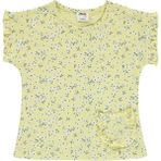Civil Baby Kız Bebek Tişört 6-18 Ay Açık Sarı - 6 - 9 Ay