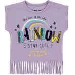 Civil Baby Kız Bebek Tişört 6-18 Ay Lila-6-9 Ay
