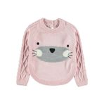Civil Baby Kız Bebek Triko Kazak 6-18 Ay Pembe