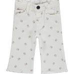 Civil Baby Kız Çocuk Çiçek Empirme Gabardin Pantolon Ekru 6-18 Ay Regular Fit Özellikli - 18 - 24 Ay