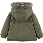 Civil Baby Kız Çocuk Haki Renkli Kapüşonlu Şişme Mont Uzun Kol Özellikli 6-18 Ay - 6 - 9 Ay