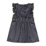 Civil Baby Kol Fırfırlı 6-18 Ay Elbise - Gri9-12 Ay