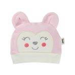 Civil Baby Maymun Kafa Nakış Unisex Kulaklı Bere - PembeStandart