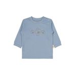 Civil Baby Organik Pamuklu Pijama Takımı, 3-6 AY, 22330R002SS1-MVI-62, Mavi, üniseks-bebek