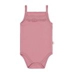 Civil Baby Penye İp Askılı Dantelli Kız Bebek Çıtçıtlı Badi, 3-6 AY, İp Askılı Dantelli Badi, Açık Gül Kurusu, Kadın