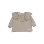 Civil Baby Yakalı Sweatshirt Gri, 6-9, 19B82006925W1-AGR-68, Açık Gri, kız-bebek
