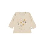 Civil Baby Yıldız Kalp Baskılı Sweatshirt Bej, 12-18 AY, 19958CL5825W1-TAS-80, Taş, kız-bebek