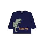 Civil Back To Baskılı Erkek Çocuk Sweatshirt, 2-3 Yaş, 19330J29425W1, Lacivert, erkek-çocuk