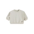 Civil Basic Kalp Etiketli Bebek Sweatshirt, 12-18 AY, 19330J08425W1, Bej, kız-bebek