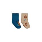 Civil Bear Havlu 2'li Bebek Erkek Çorap Seti 6 Ay, 6 Ay, D3E07034125W1, Standart, erkek-bebek