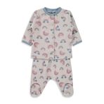 Civil Bebek Gökkuşağı Empirme Pijama Takımı, 3-6 AY, 22208028125W1, Taş Rengi, kız-bebek