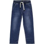 Civil Boys 8-9 Yaş Bağcıklı Basic Pantolon Erkek Çocuk Açık Mavi Düz Desenli Dokuma Kumaş - 8 - 9 Yaş