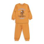 Civil Boys Astronot Baskılı 2-5 Yaş Pijama Takımı - Turuncu