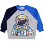 Civil Boys Astronot Baskılı Sweatshirt Erkek Çocuk 2-5 Yaş Grimelanj Oversize Uzun Kollu - 2 - 3 Yaş