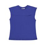 Civil Boys Basic Sıfır Kol 6-9 Yaş Tişört - Mavi