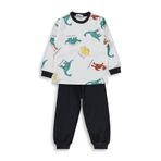Civil Boys Dinozor Baskılı 2-5 Yaş Pijama Takımı - Gri
