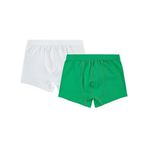 Civil Boys Erkek Çocuk 2'li Boxer Set 2-10 Yaş Yeşil-Beyaz 4-5 Yaş