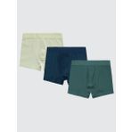 Civil Boys Erkek Çocuk 3'lü Boxer Set 2-10 Yaş Ekru