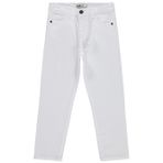 Civil Boys Erkek Çocuk 5 Cep Basic 10-13 Yaş Pantolon - Beyaz