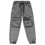 Civil Boys Erkek Çocuk Kot Pantolon 6-9 Yaş Füme-9-10 Yaş