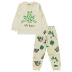 Civil Boys Erkek Çocuk Pijama Takımı 2-5 Yaş Taş Rengi 22D94245624W1|4