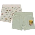 Civil Boys Erkek Çocuk Surf 2-12 Yaş 2'li Boxer - Standart - 2 - 3 Yaş - Mat Beyaz