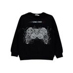 Civil Boys Erkek Çocuk Sweatshirt 6-9 Yaş Siyah-9-10 Yaş