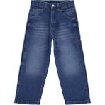 Civil Boys Erkek Çocuk Yan Cepli Baggy Kalıp 6-9 Yaş Pantolon Kot - Mavi - 7 - 8 Yaş