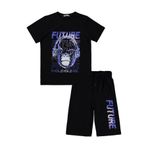 Civil Boys Future Baskılı 10-13 Yaş Pijama Takımı - Siyah