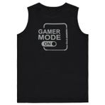 Civil Boys Gamer Mode Reflektör Baskılı Sıfır Kol 6-9 Yaş Tişört - Siyah7-8 Yaş