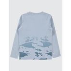 Civil Boys Kamuflaj Desen Baskılı 6-9 Yaş Sweatshirt - Gri 9-10 Yaş