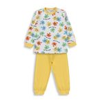 Civil Boys Yapboz Baskılı 2-5 Yaş Pijama Takımı - Sarı