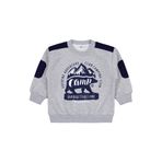 Civil Camp Baskılı Erkek Çocuk Sweatshirt Gri 5-6 Yaş, 2-3 Yaş, 19407250325W1, Grimelanj, erkek-çocuk