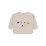 Civil Cep Köpek Nakışlı Erkek Çocuk Sweatshirt Bej 4-5 Yaş, 4-5 Yaş, 19785V41425W1, Taş Rengi, erkek-çocuk